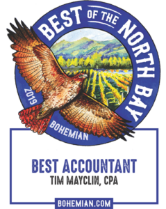 Boho Best of the North Bay 2019 - Best CPA Award